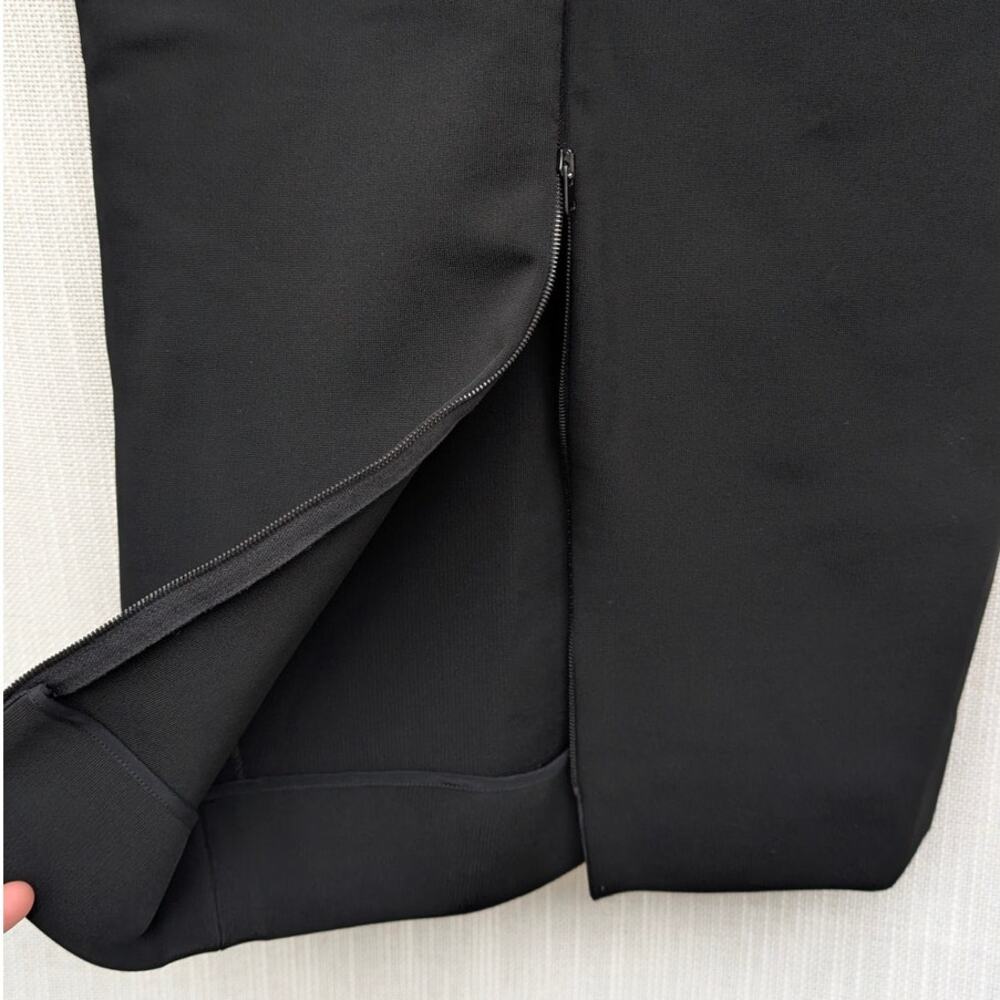 Victoria Beckham Dense Rib Trompe L'Oeil Fitted Dress Womens 4 Bodycon Midi NWT - Picture 5 of 15